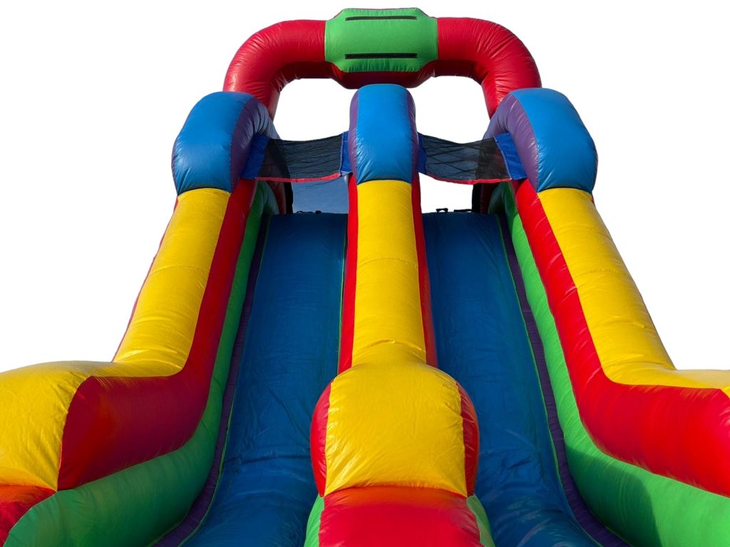 Dual Lane Mega Fun Dry Slide   (sku D313)