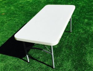 Kids White Party Table (48 inches x 2' High) (sku  KT2) - San Diego