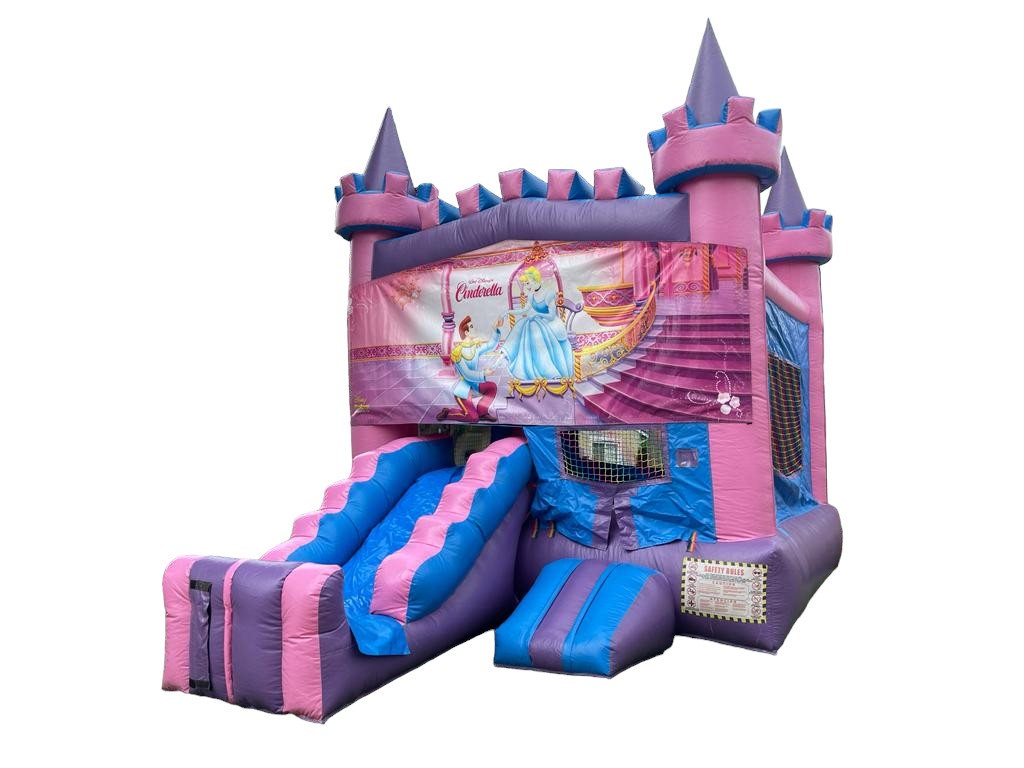 Cinderella Bounce House Combo Jumper 2 in 1 (sku c228)