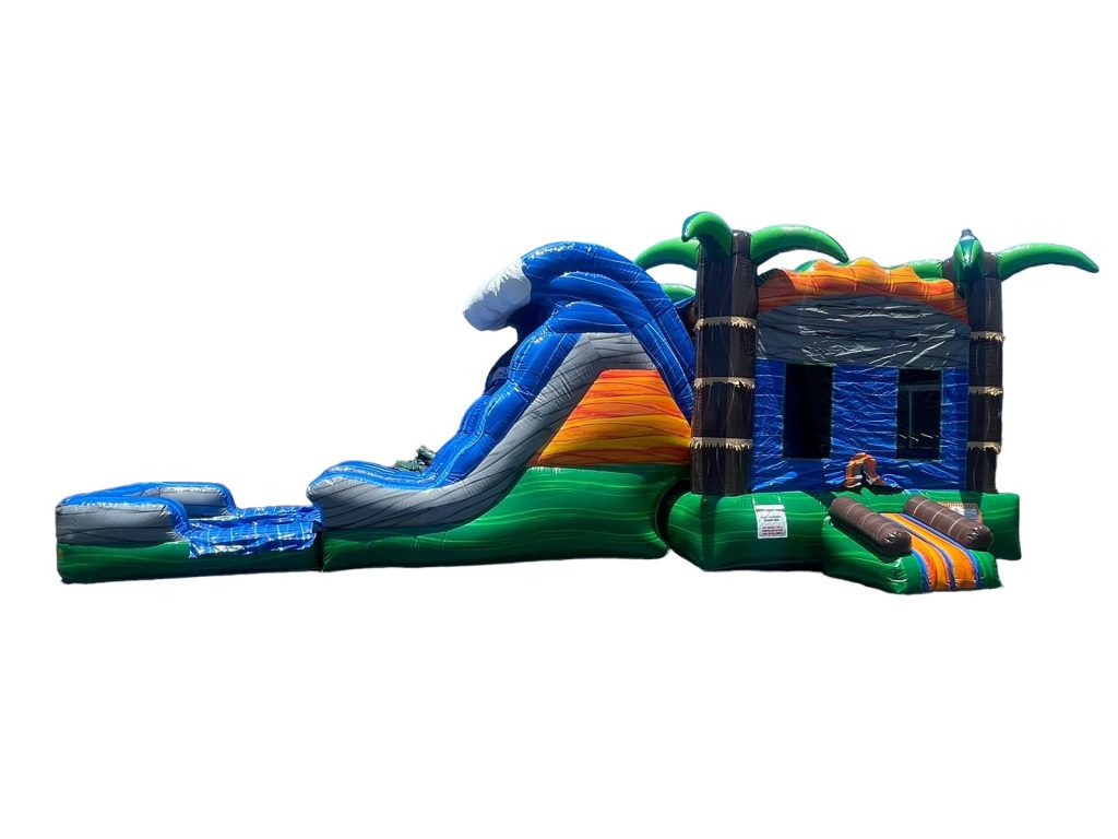 4 in 1 Tropical Tsunami Combo Waters Slide (sku W310)