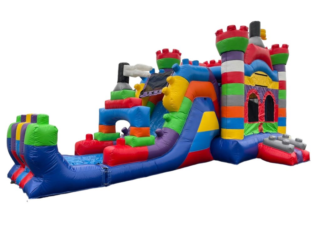 4 in 1 Large Mega Block Dry Slide Combo (sku C318)