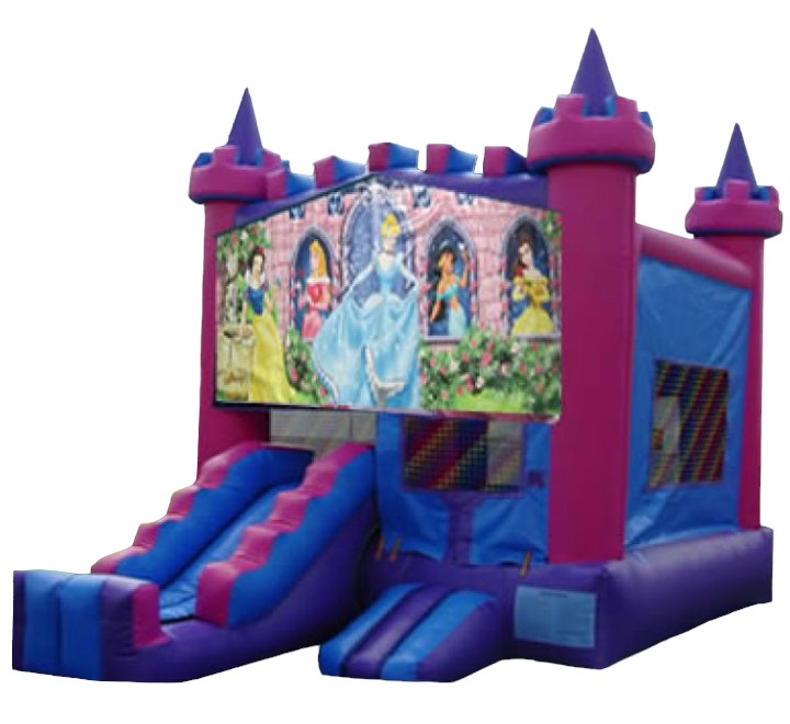 Cinderella Bounce House Combo Jumper 2 in 1 (sku c228) - Image 2