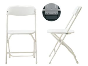 Adult Folding Chair Rental (White) (sku FC) - San Diego