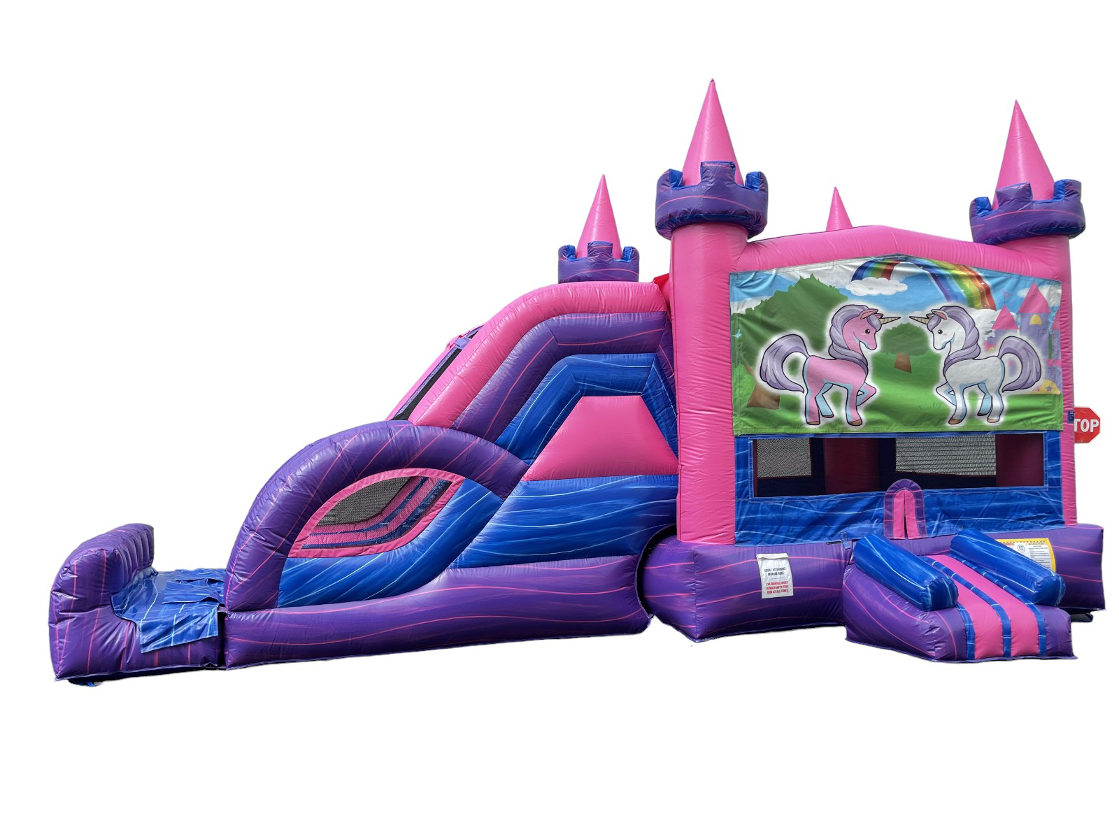 Dual Lane Unicorn Castle Jumper Combo (sku C308) - Image 4