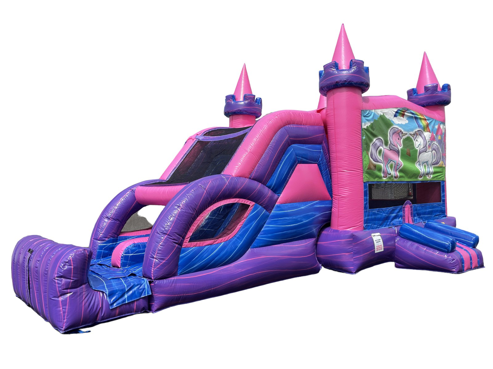 Dual Lane Unicorn Castle Jumper Combo (sku C308) - Image 5