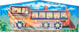 Kiddie Express Train Art Banner (b38) - San Diego