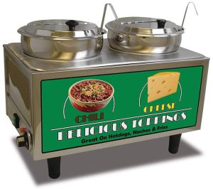 Nacho Cheese & Chili Warmer (sku ncc-w) - San Diego