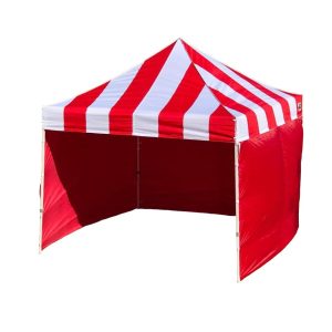 10x10 Red Canopy with Walls (sku 10x10rcws)