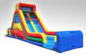 21 ft High Two Lane Dry Slide Jumper (sku i523) - San Diego