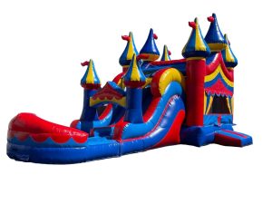 Dual Lane Big Top Water Slide Combo (sku W309) - San Diego
