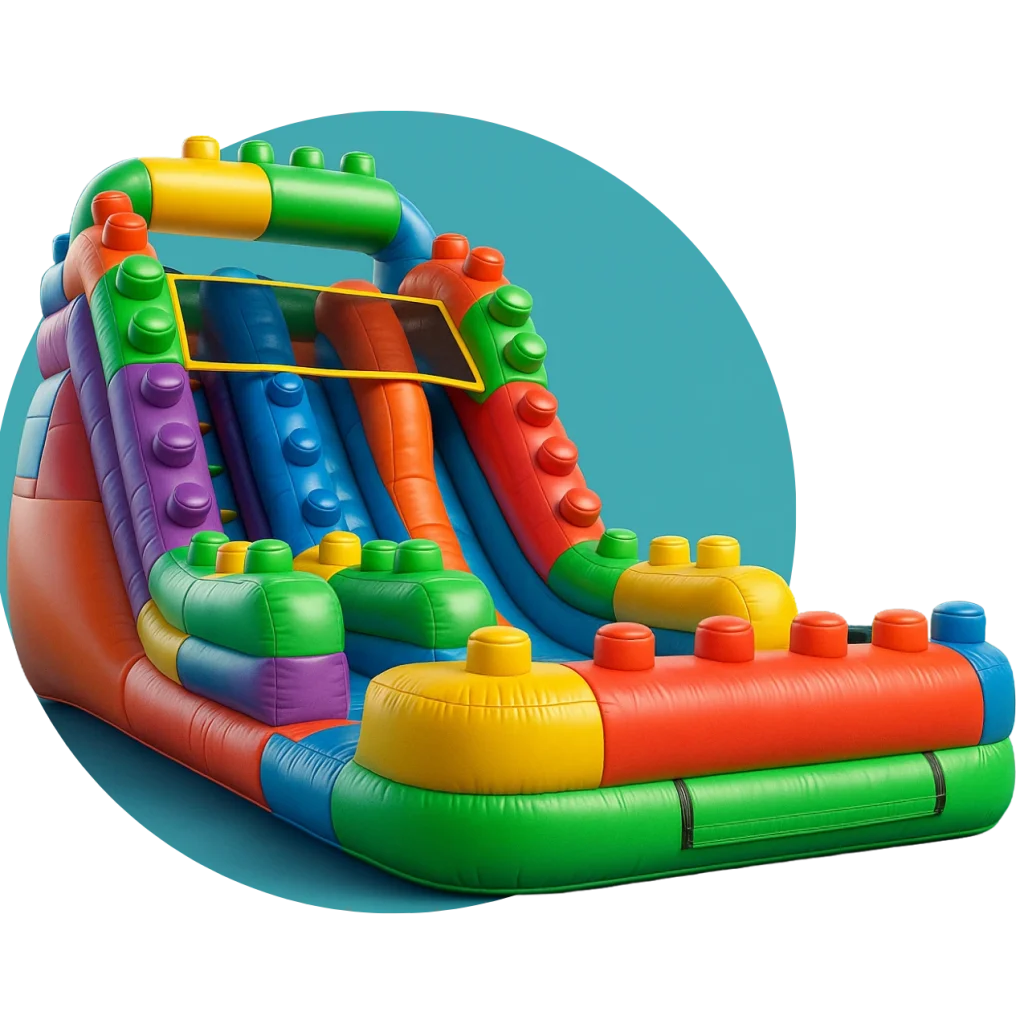 Inflatable slide