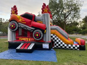 Monster truck inflatable combo (sku C334)