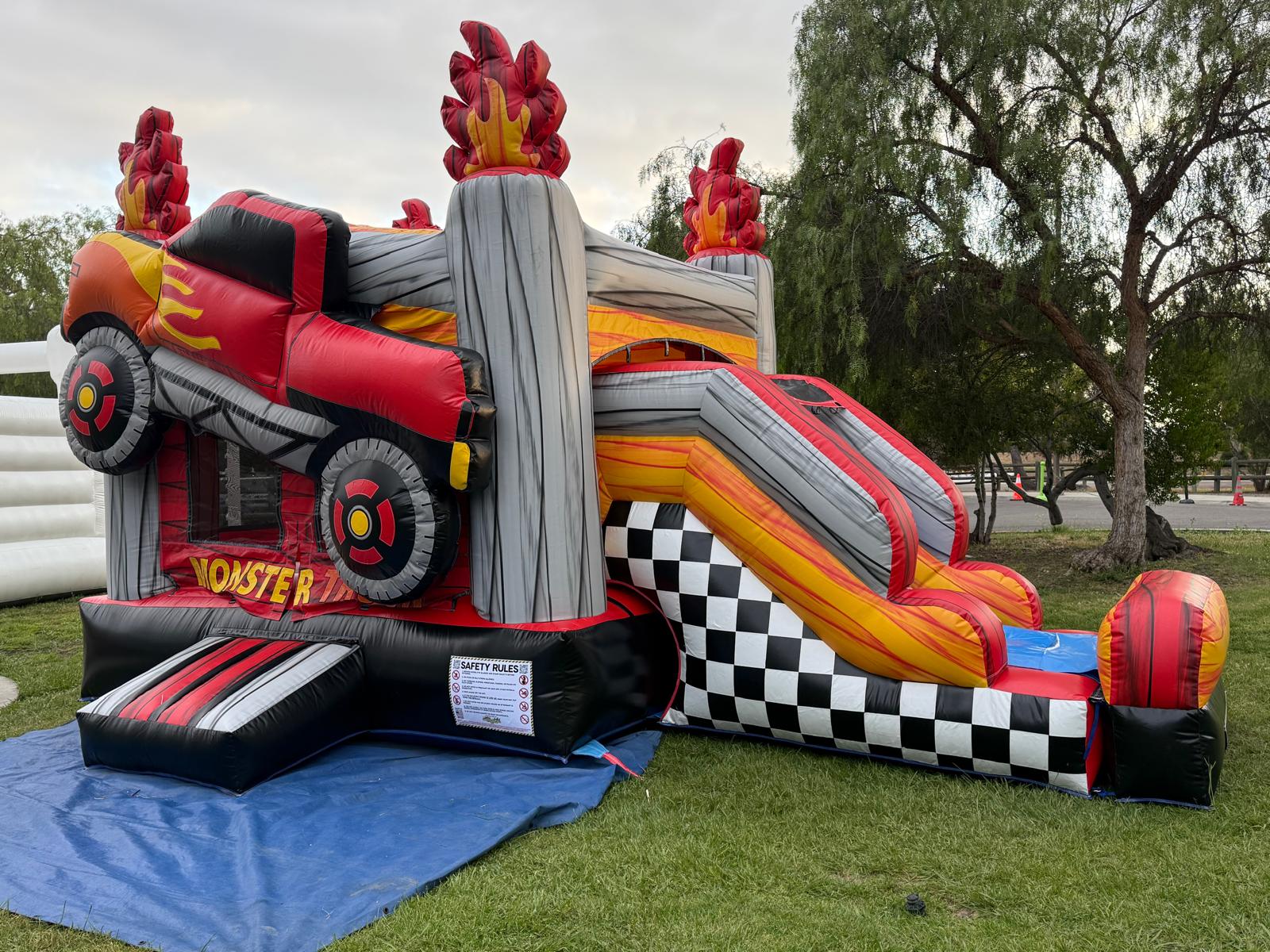 Monster truck inflatable combo (sku C334) - Image 7