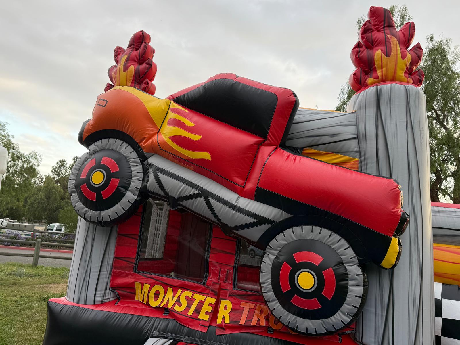 Monster truck inflatable combo (sku C334) - Image 6