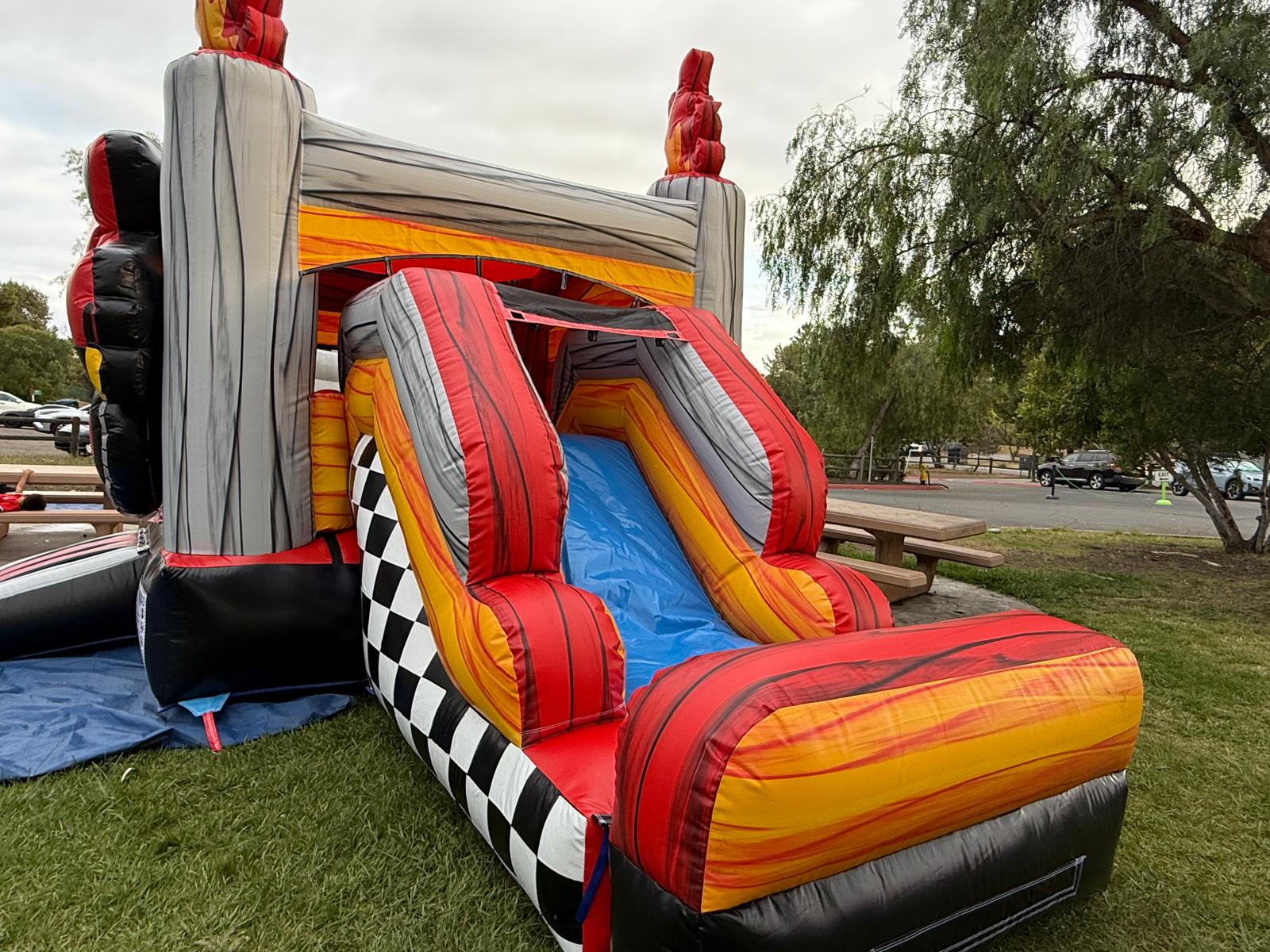 Monster truck inflatable combo (sku C334) - Image 2