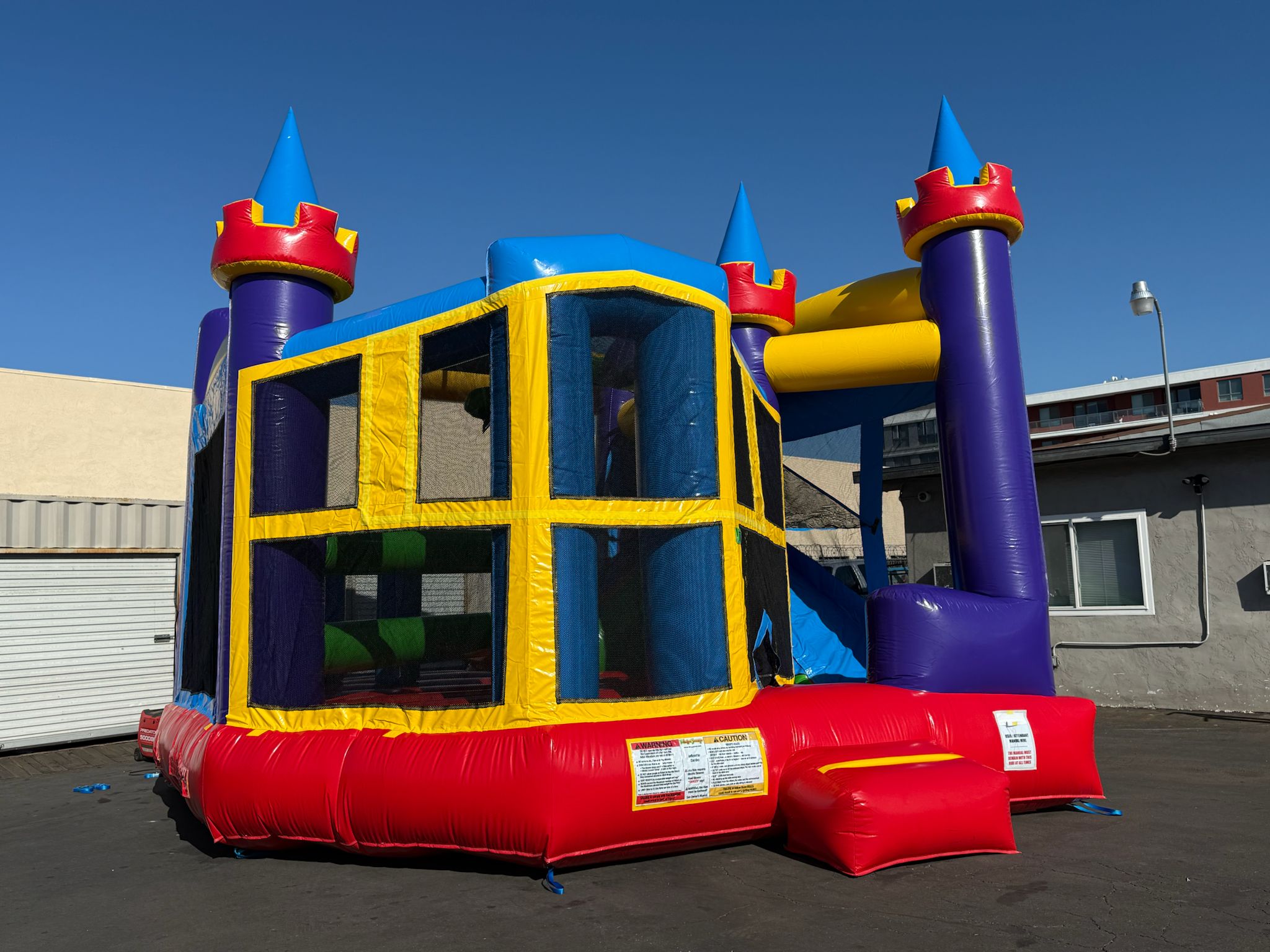 5 in 1 large multi color castle (sku C338)