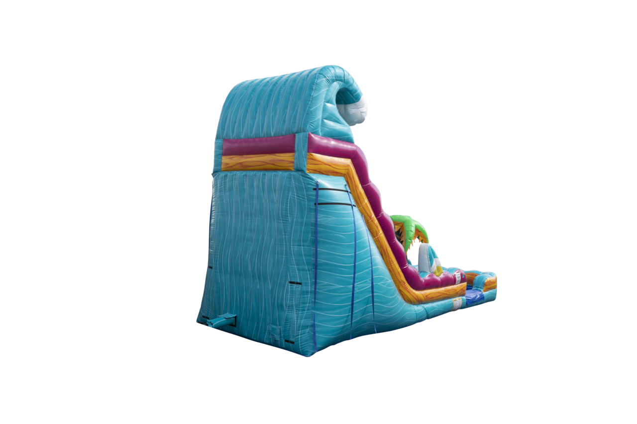 Dual lane beach Life water slide (sku W317-1) - Image 3