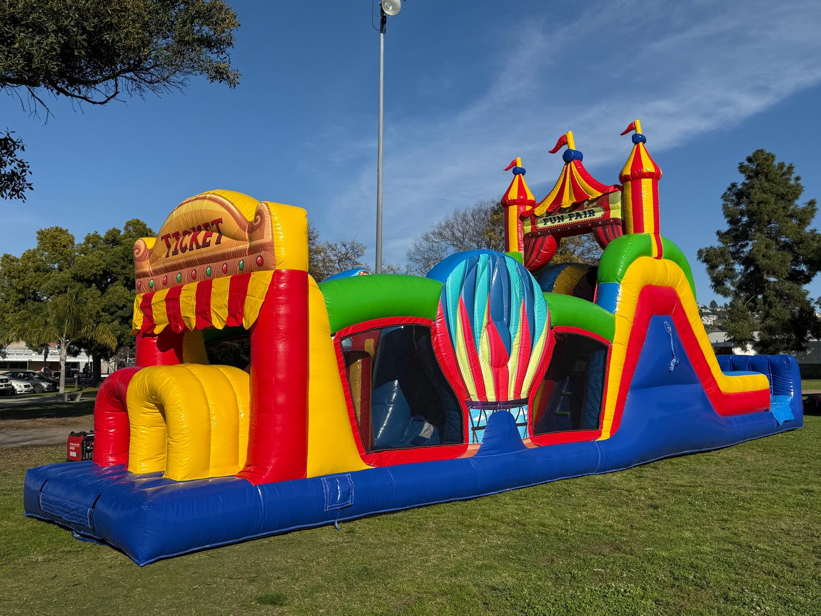 50 Fun Fair obstacle course (sku i555)
