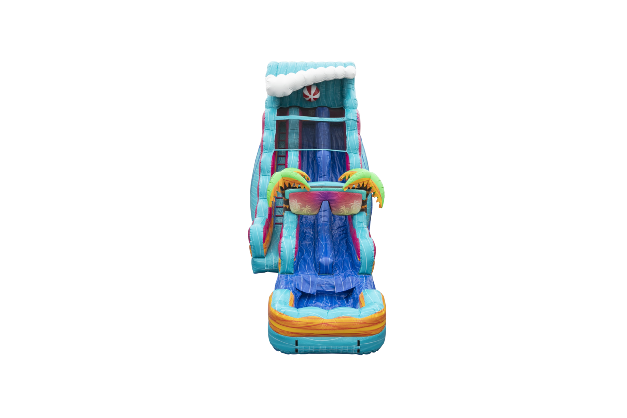 Dual Lane Slip & Slide Beach Life Water Slide (sku W317-2) - Image 7