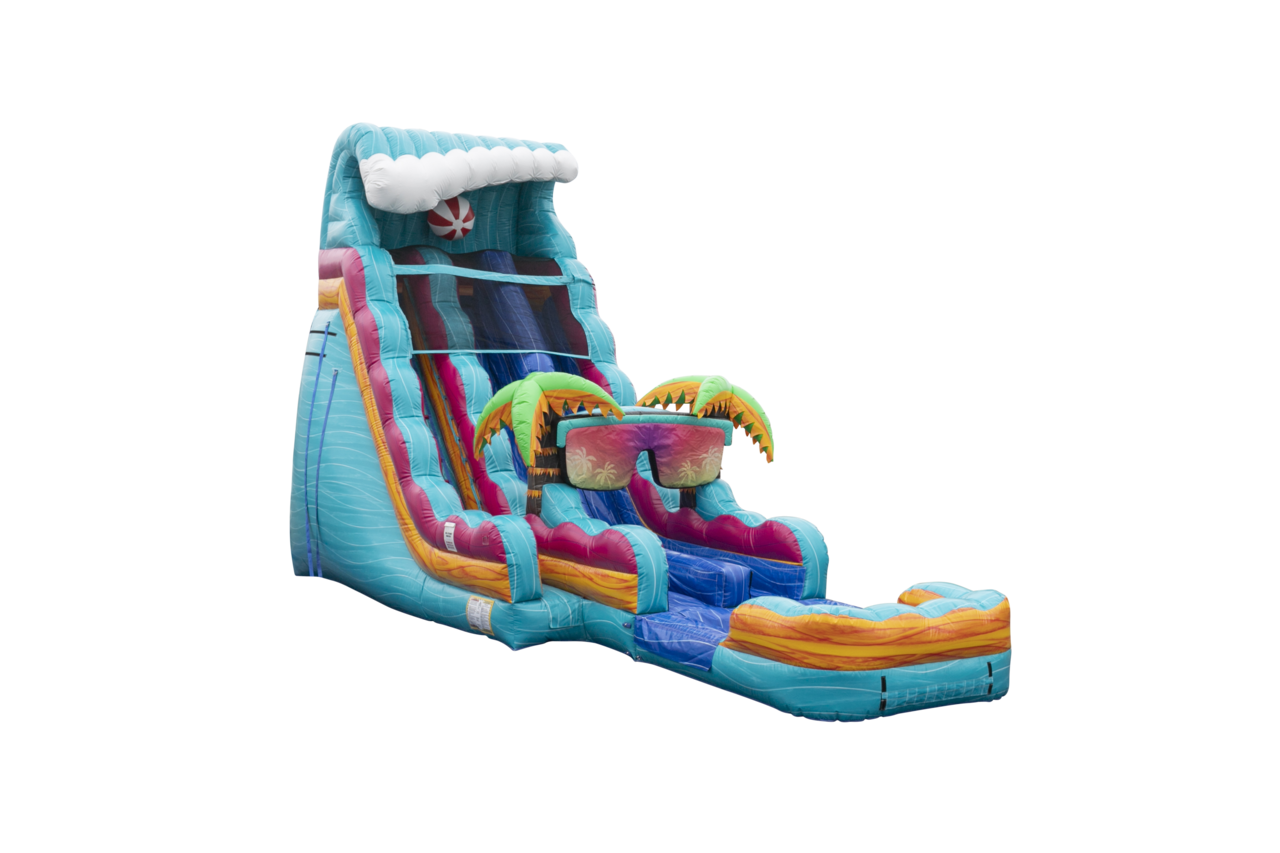 Dual Lane Slip & Slide Beach Life Water Slide (sku W317-2) - Image 4