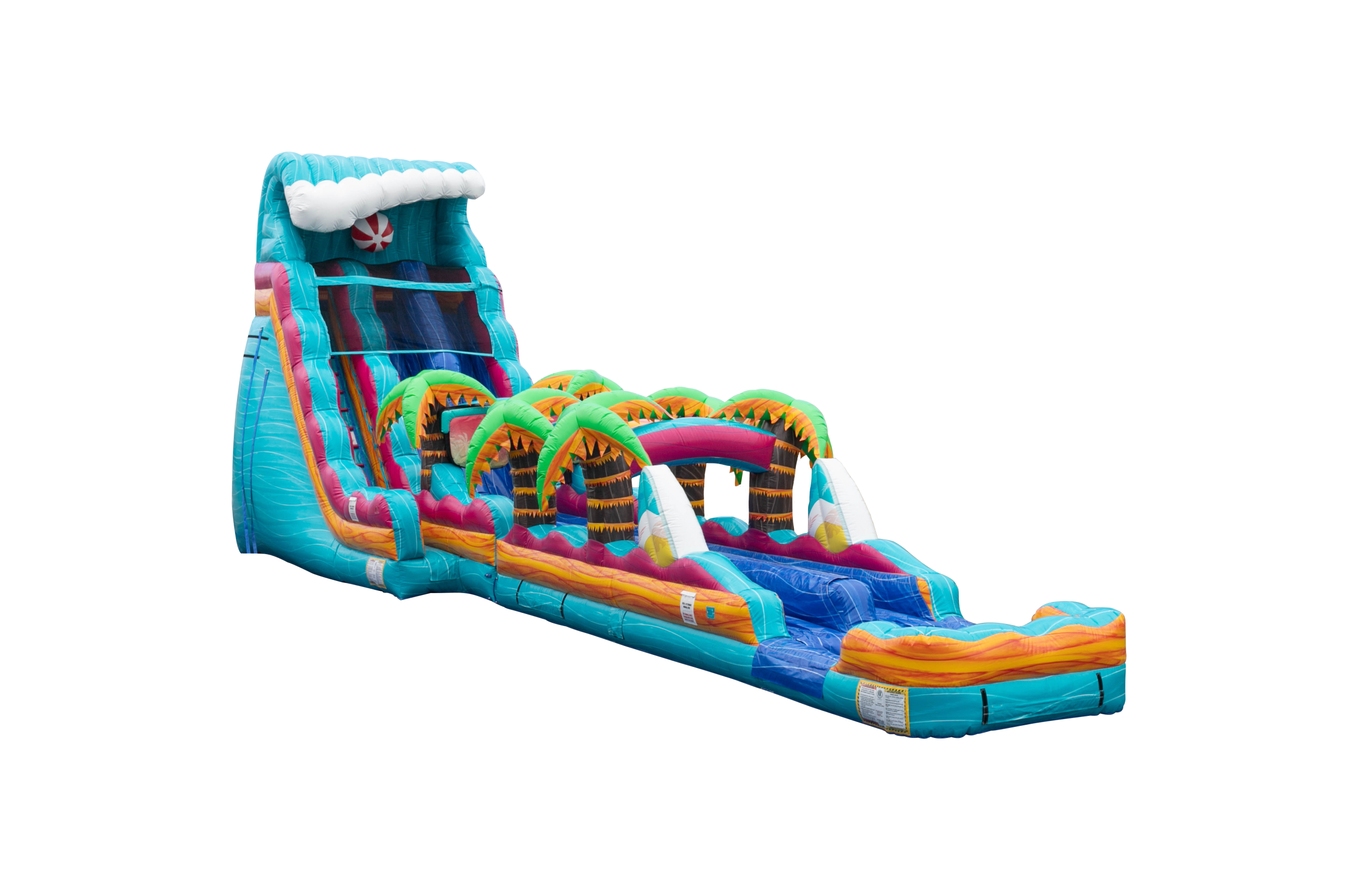 Dual Lane Slip & Slide Beach Life Water Slide (sku W317-2) - Image 3
